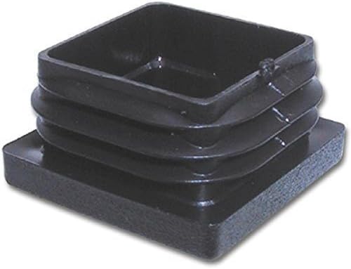 Tappi Terminali Per Tubo Quadrato 80x80 Mm Nero - 10 Pezzi In Plastica Con Lamelle (8x8 Cm) - Foto 11