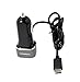 USB Type C Car Charger 27W with built in Cable - High Capacity Rapid Car charger with USB-C Cable for Samsung Galaxy S8 Plus A5 A7(2017), LG V20, LG G6, HTC U11 and Type-C Phone(USB-C Car Charger)