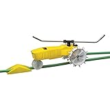 Nelson Traveling Sprinkler RainTrain 13,500 square feet Yellow 818653-1001 (Renewed)