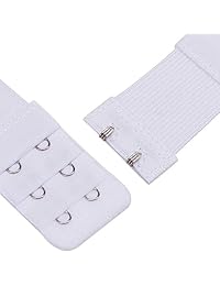 AKRover 6 piezas Sujetador elástico suave y cómodo para mujer, extensor, 2 ganchos, 3 filas, sujetador extensor