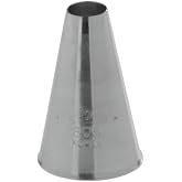 Ateco 805 Stainless Steel Cake Decorating Plain Pastry Tube, White, #5