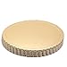 Juvale Cake Drum - 10-Inch Round Gold, Pack of 12, Scalloped - Cake Supplies & Disposable Cardboard Dessert Tray for Baking Display
