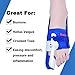 Bunion Corrector [Pair] - Improved Bunion Splint Big Toe Straightener Separators for Hallux Valgus Pain Relief Fits Men & Women