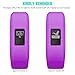 SKYLET Compatible Garmin Vivofit 3 & Vivofit JR/Vivofit JR.2 Bands, Soft Silicone Replacement Bands Compatible Vivofit 3/JR/JR.2 Accessories Bracelet with Secure Watch Buckle for Kids Women Men