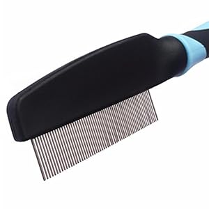 Voyage, pettine antipulci, antipidocchi e per la polvere, efficace contro pulci e pidocchi, pettine professionale per cani e gatti, pettine a denti fini per animali domestici Voyage Voyage, pettine antipulci, antipidocchi e per la polvere, efficace contro pulci e pidocchi, pettine professionale per cani e gatti, pettine a denti fini per animali domestici