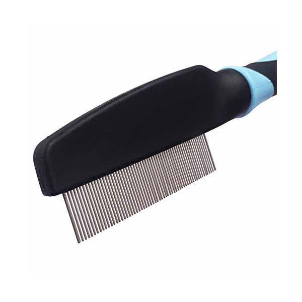 Voyage, pettine antipulci, antipidocchi e per la polvere, efficace contro pulci e pidocchi, pettine professionale per cani e gatti, pettine a denti fini per animali domestici Voyage Voyage, pettine antipulci, antipidocchi e per la polvere, efficace contro pulci e pidocchi, pettine professionale per cani e gatti, pettine a denti fini per animali domestici