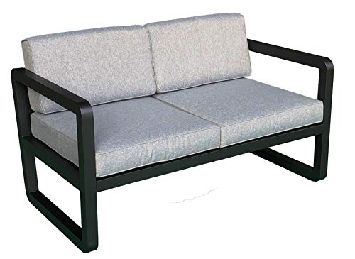 Jet-Line | Design Gartenlounge 'Delfi' | Aluminium | schwarz | Gartenmöbel | Lounge | Terrasse | Garten | Balkon | anthrazit – Bild 6