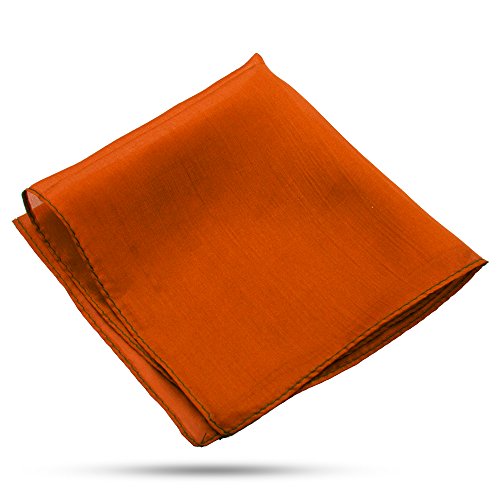 Magic Makers Professional Grade 9 Inch Magician's Silk - Orange