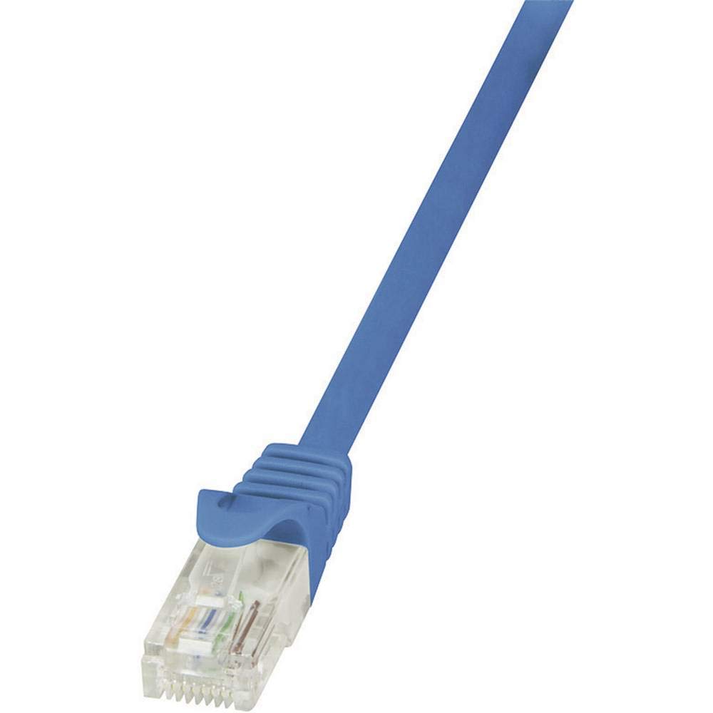 LogiLink CP2096U CAT6 U/UTP EconLine Patch Cable, 10 Meter Length, Blue, Blue, 10 Meter Length
