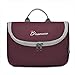 MOUNTAINTOP Hanging Travel Toiletry Bag, 7.1 x 2.4 x 9.3-Inch For Men & Women