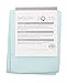 AQUIS 18 x 44 Inches Lisse Long Hair Towel - Light Blue