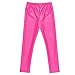 Hiigoo Girls Black Elasticity Faux Leather Pants Kids Thick Leggings Warmth Trousers for 2-14 Years Old Children
