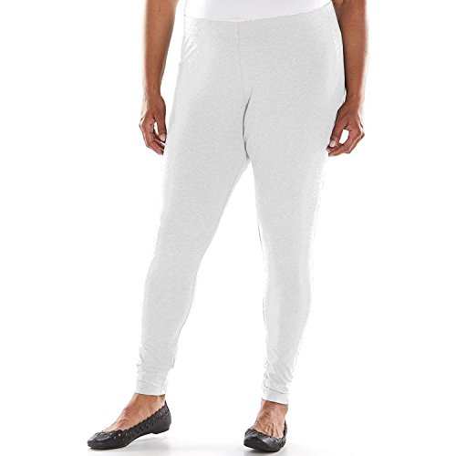Womens Plus Size Leggings - Cotton Full Length Womens Leggings Plus Size. Great for Gym, Workout, Or Yoga. 1X-5X