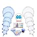 Silicone Stretch Lids (6 pack), Durable and Expandable of Silicone Food Coversto Fit Various Sizes and Shapes of Containers’