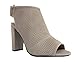AFINA! Delicious Women's Modern Peep Toe Perforated Ankle Bootie