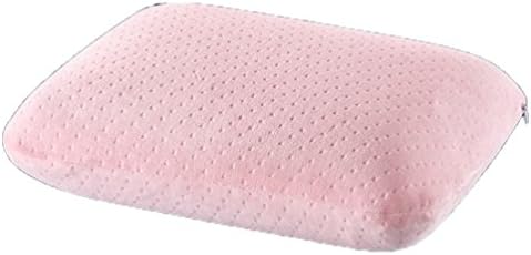 Sleep Science Memory Foam Pink Pillow With Soft Velvet Cover