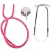 Baitaihem Real Working Stethoscope Dual Head Stethoscope for Children Kids Role Play Listening to Heartbeat Functional Toy Gifts(Pink 1)