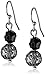 1928 Jewelry Colored Bead Ball Drop Earrings