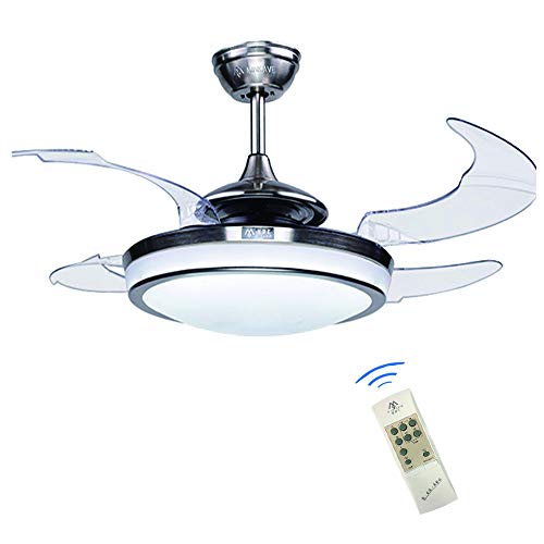 Healer 48 Inch Modern Ceiling Fan With Led Light Kit And Remote