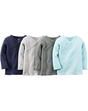 Carter's Baby Boys' 4 Pack Side Snap Tees (Baby)