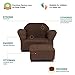 Keet Roundy Child Size Chair with Microsuede Ottoman, Brown, Ages 2-5 years