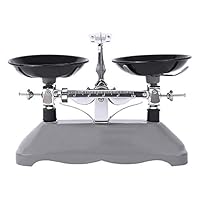 YXFYXF Tray Balance Dish Rack Balance Drug Balance Weighing School Teaching Tool Lab Supplies Equipment 100g/0.1g, 200g/0.2g, 500g/0.5g,200g/0.2g