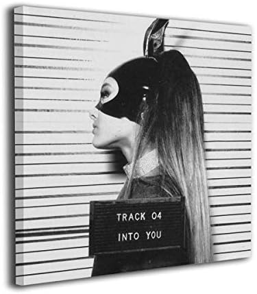 MyLoire Ariana Grande - Into You (NightBOSS Remix) Wall Painting Prints Contemporary Pictures Home Decor for Living Room Outdoor Stretched and Framed 16"x16"