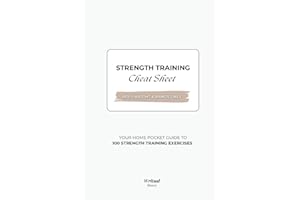Bodyweight & Bands Strength Training Cheat Sheet: Pocket Book for At-Home Workouts with Exercise Cues & Illustrations | 4" x 