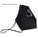 N95 Dust Mask - Anti Pollution Mask - Washable Material with (4) Activated Carbon PM2.5 Filters - for Protection against Dust, Pollen, Smoke, Mold Spores, Cold & Flu Virus and other Air Pollutants