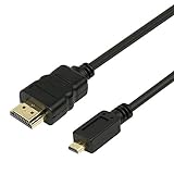 iKross 6 FT Micro-HDMI to HDMI Cable for Pentax K70, K-1, K-3, 645Z, Q10, Q7, K-S2, K-S1, XG-1, Q-S1, MX-1, X-5, Optio WG-4, WG-3, WG-2, WG-1, WG-10, Ricoh WG-5, WG-4, WG-30, WG-20, KS-2
