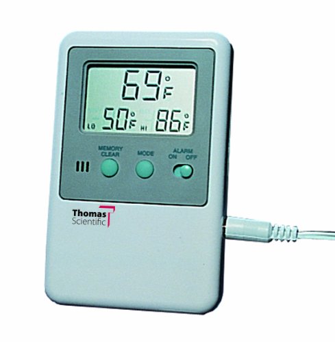 Thomas ABS Plastic Memory Monitoring Thermometer, -58 to 158 degree F, -50 to 70 degree C
