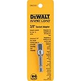 DEWALT DW2541 1/4-Inch Hex To 1/4-Inch Socket Adapter - Impact Rated Socket Adapter For Drills