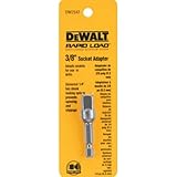 DEWALT DW2542 1/4-Inch Hex Drive to 3/8-Inch Socket Adapter