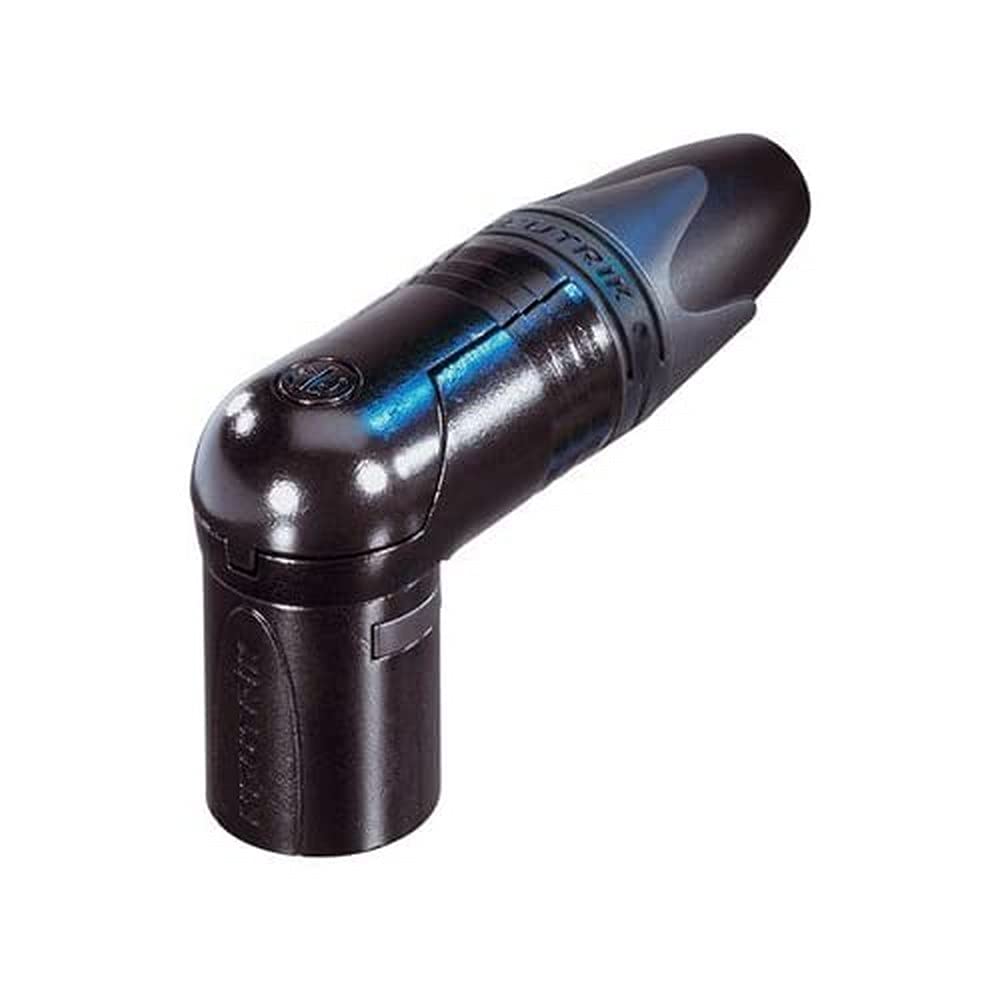 NEUTRIK NC3MRX-BAG XLR Audio Connector, Plug, 3 Contacts, Cable Mount, Metal Body, Silver Plated Contacts, RX Series (1 piece)