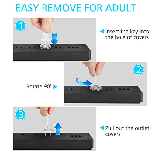 4 Outlet+Covers+Clear+Baby+Proofing