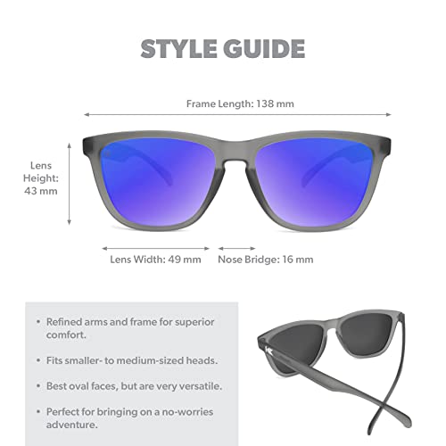 Knockaround Brightsides Polarized Sunglasses For Women & Men - Impact Resistant Lenses & Full UV400 Protection - Product Details