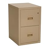 Honeywell 7222 2-Drawer Vertical Fire Safe File Cabinet, Beige