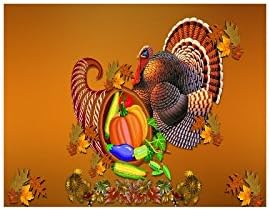 Happy Thanksgiving Day Custom Collage Poster Paper Print Wall Art Living Room Home Office Decor 11" x 8.5"