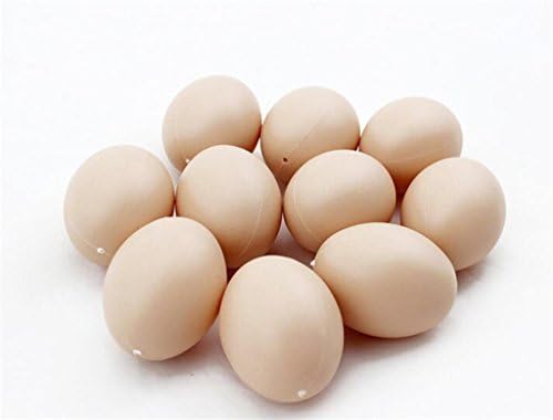 ALVAK 6X Plastic Nest Chicken Bantam Hen Joke Fake Magic Eggs Toy(Ac10)