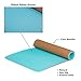 BodyGood Cork Yoga Mat – Non Slip Exercise and Pilates Mat Naturally Repels Germs, Sweat and Odors. Convenient and Lightweight! Take It to Every Workout with the Included Carrying Strap. (black)