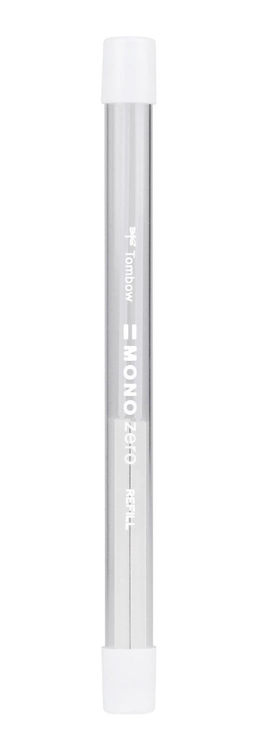 Tombow ER-KUS MONO Zero Rectangular Tip Refill Eraser ,White,2.5 x 5 mm(Pack of 2)