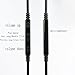 NewFantasia Replacement Cable Compatible with Sennheiser Momentum, Momentum 2.0, Sennheiser HD1 Headphones, Audio Cords Microphone/Remote/Volume Compatible with iPhone iPod ipad Apple Devices only