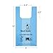 MOM EASY Biodegradable Poop Bags Tie Handle, Compostable Diaper Sacks, 200 Counts Diaper Bags Blue Color