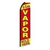 E-Cigs Vapor Sold Here Swooper Flag