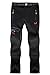 Skyinger Women's Outdoor Windproof Waterproof Softshell Fleece Snow pants nvku-1602 Black L