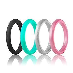 Amazon.com : Womens Thin and Stackable Silicone Wedding Ring : Sports Outdoors Amazon.com : Womens Thin and Stackable Silicone Wedding Ring : Sports Outdoors