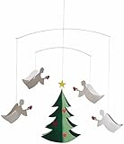 Flensted Mobiles Angels Of Love Hanging Mobile - 17 Inches Cardboard