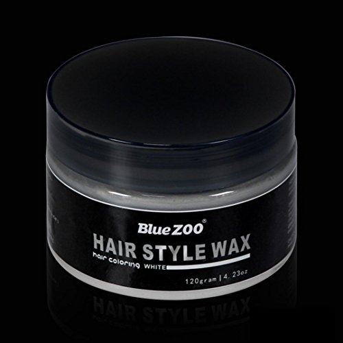 TONSEE 100ML Fashion Permanent Punk Hair Dye Light Gray Silver Color Cream (Grey 01) - Thumbnail 2