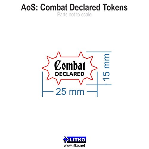 AoS: Combat Declared Tokens, Fluorescent Yellow (10)