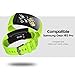 NotoCity Compatible Samsung Gear Fit2 Pro Band Solft Silicone Gear Fit2 Watch Strap for Samsung Gear Fit2 Pro Smartwatch Bans (Green, Large)